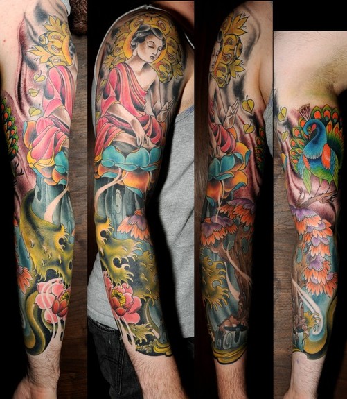 Joshua Bowers - skinny buddha sleeve.